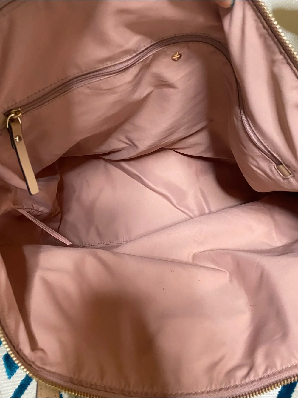 Kate Spade New York Watson Lane Maya Nylon Large Tote in Madison Rouge Pink - Picture 8 of 9